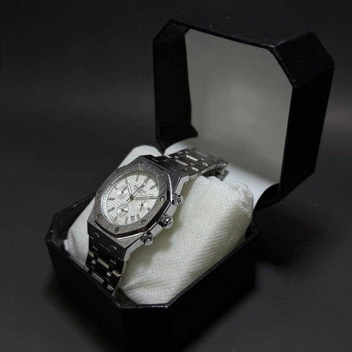 Audemars Piguet White Chronograph Working Watch