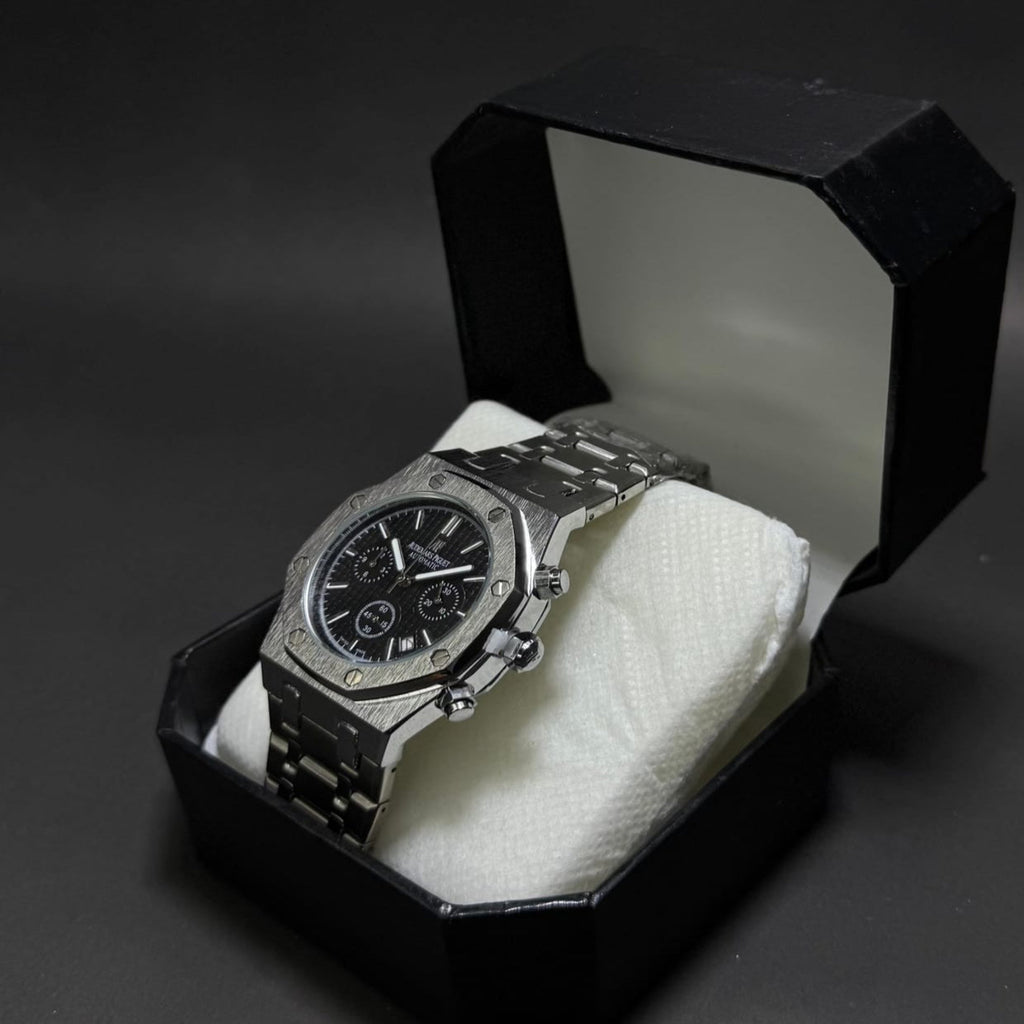 Audemars Piguet Black Chronograph Working Watch