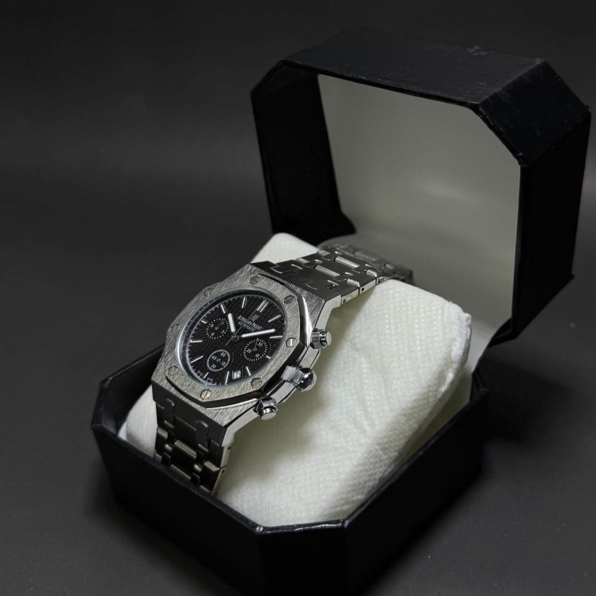 Audemars Piguet Black Chronograph Working Watch