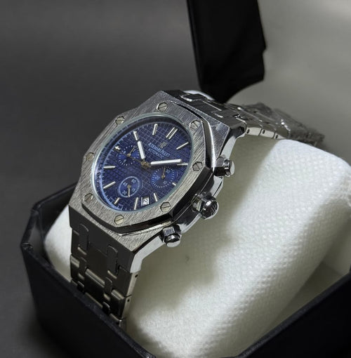 Audemars Piguet Blue Chronograph Working Watch