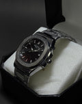 Patek Philippe Silver Classic - Black Dial  with Date