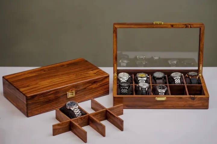 Luxury Wooden Watch Box (10 Pieces)